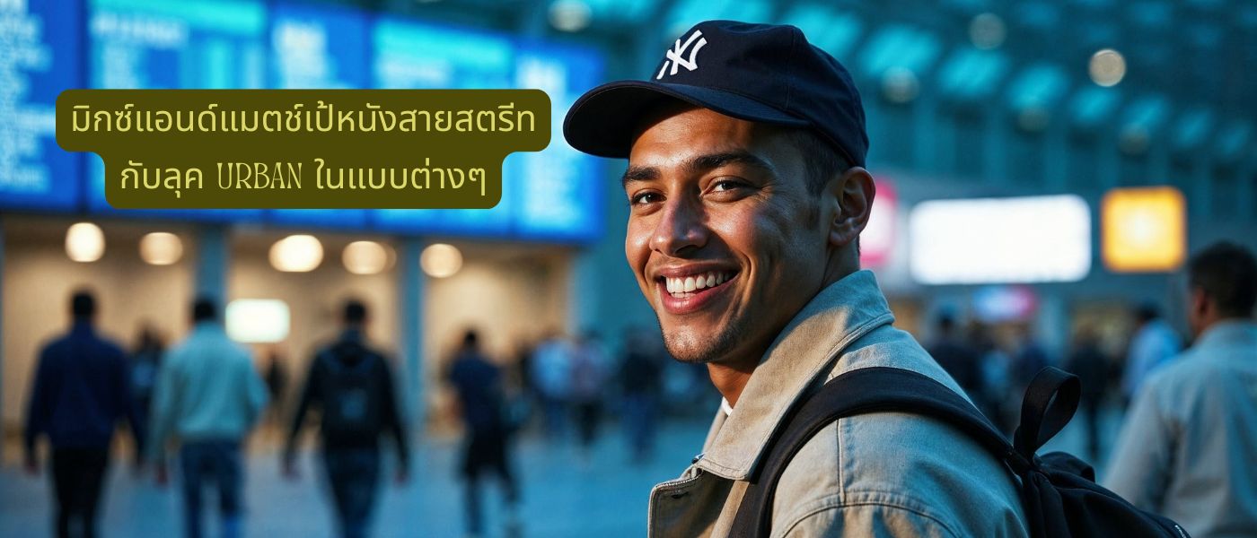 มิกซ์แอนด์แมตช์เป้หนังสายสตรีท กับลุค Urban ในแบบต่างๆ